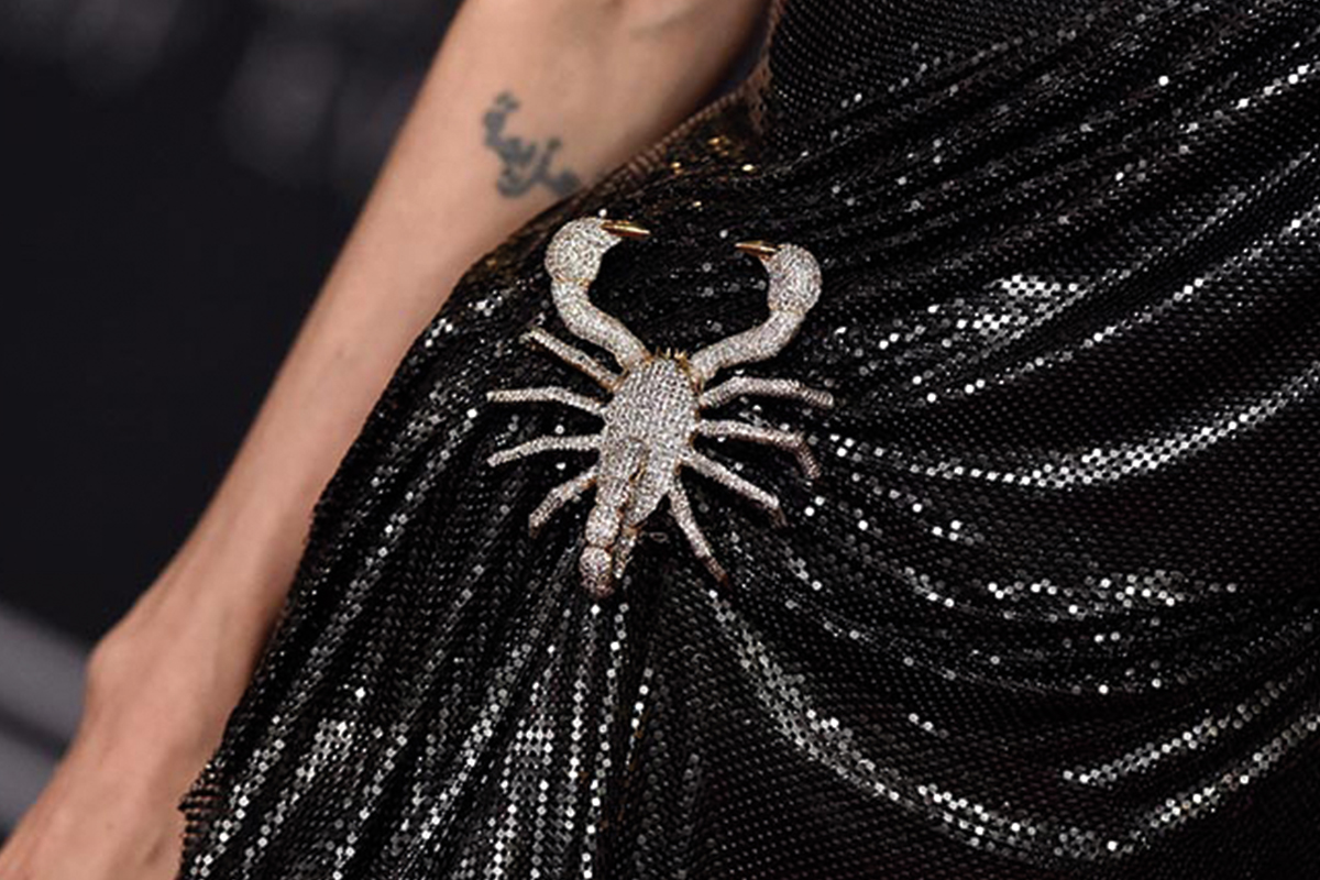Angelina Jolie and the 50-carat diamond scorpion
